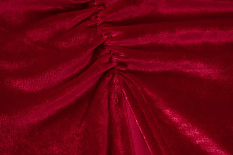 Velvet Split Dress