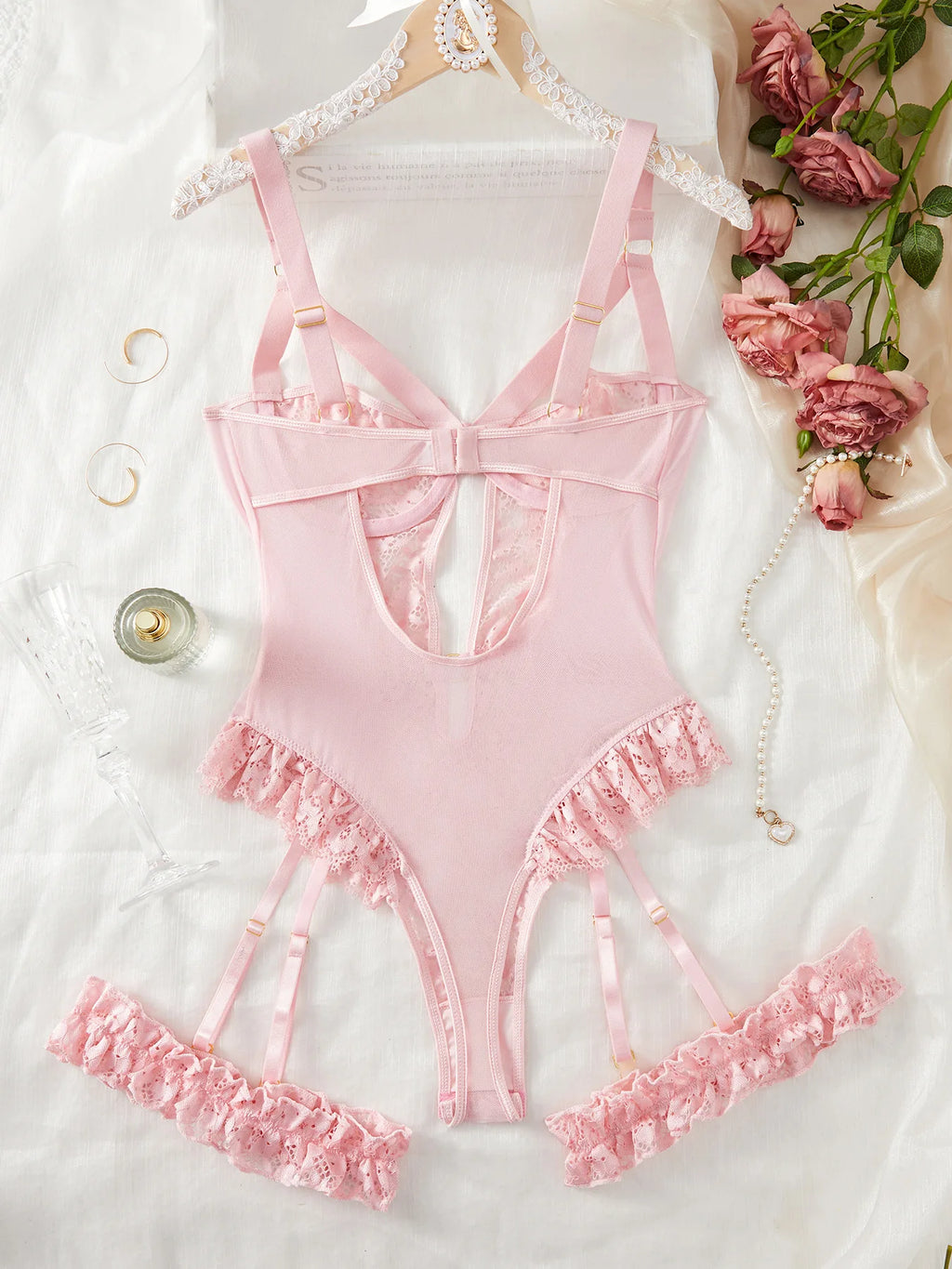 Floral Lace Lingerie Set
